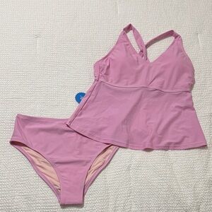 Pink Tankini Cupshe Swimsuit